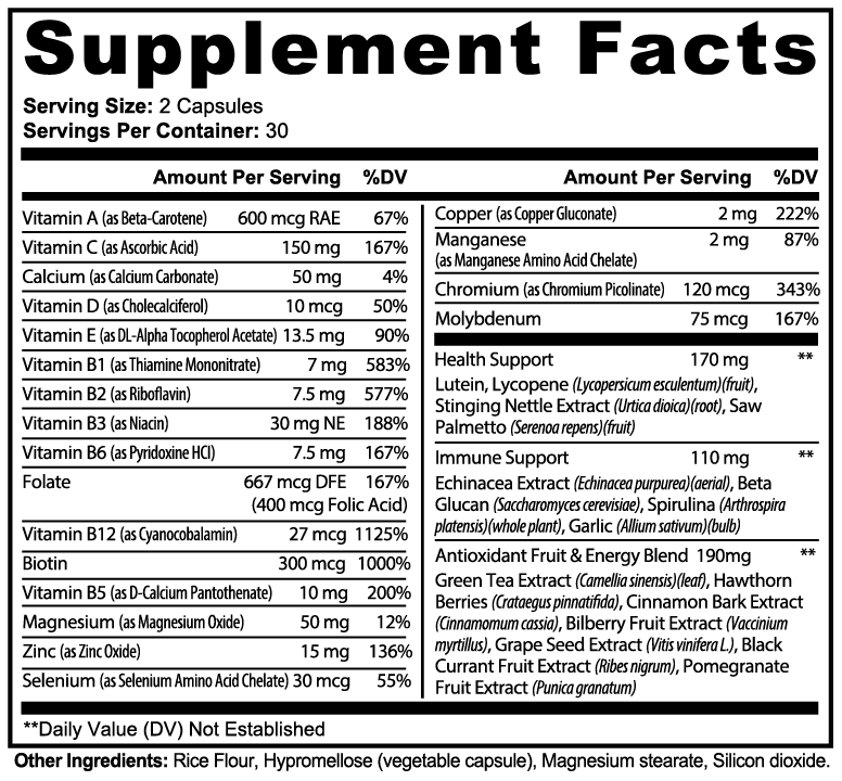 Cyrox Complete Multivitamin